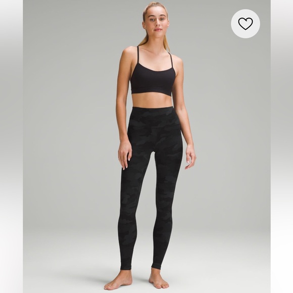Lululemon- High Rise Black Camo Leggings- Sz 10- 29” Inseam - Picture 4 of 13